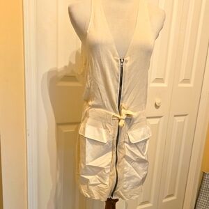 NWOT EDUN Dress/vest Sz S